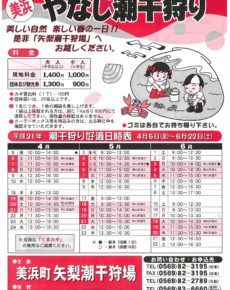 やなし潮干狩り