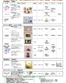 9月 佐布里緑と花のふれあい公園