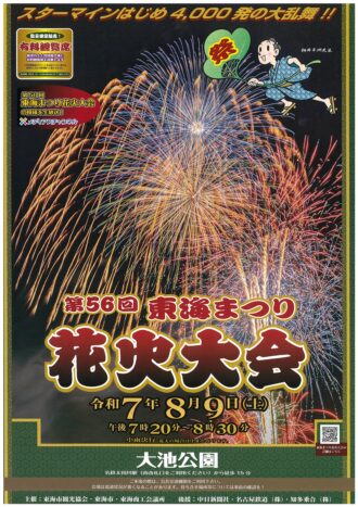 第５６回東海まつり花火大会
