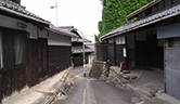 岡田の古い街並